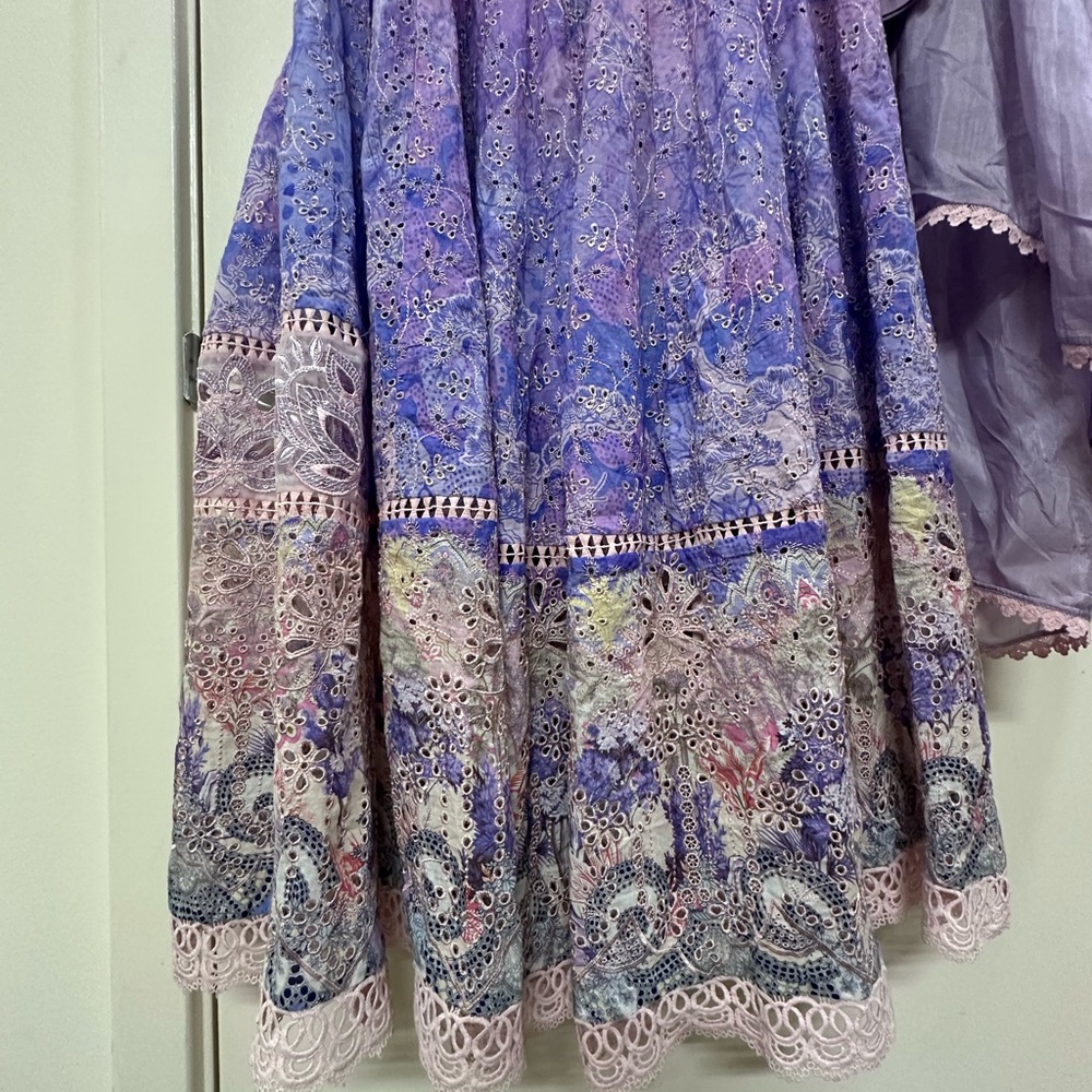Ansab jahangir kalidar with pants and dupatta - Picture 8 of 8